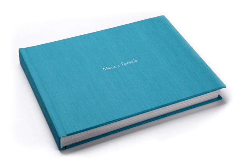 Álbum fotográfico para casamento de luxo