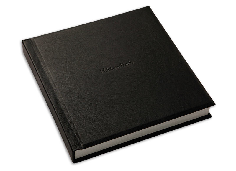 Albuns fotograficos em couro para casamento