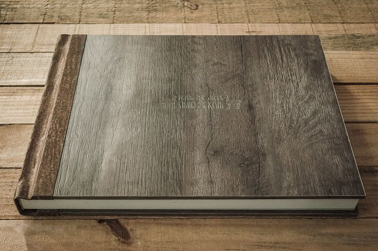 Álbuns fotográficos para casamento com capa de madeira lindos