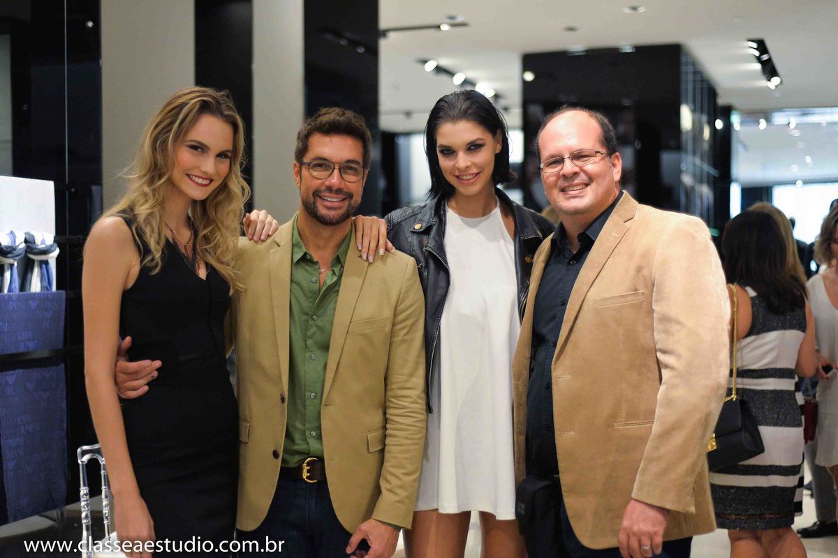 lançamento da nova coleção Empório Armani, shopping Rio Mar, maquiador Fernando Torquato, fotografo Fernando Torquato, fotos Fernando Raphael, fotos Fabiana Schreiner, classe a estúdio, fernando raphael studio, modelos m