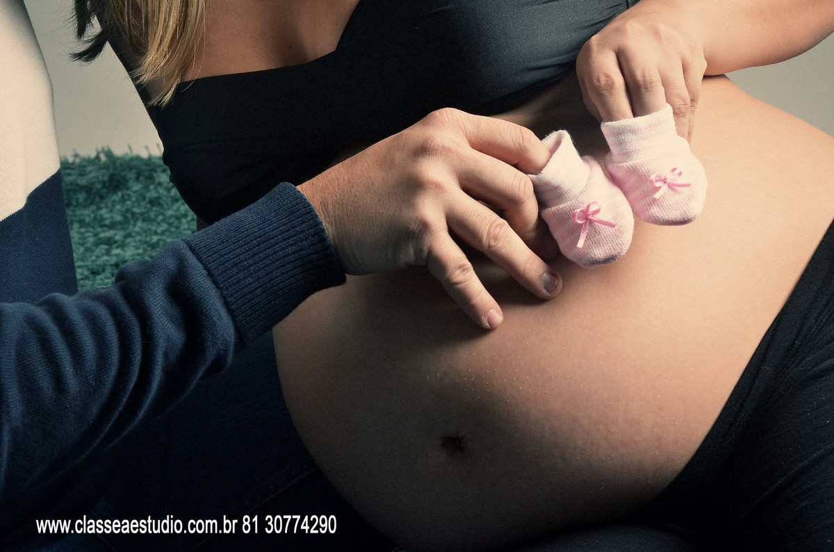 Book fotografico de gravida em recife pe