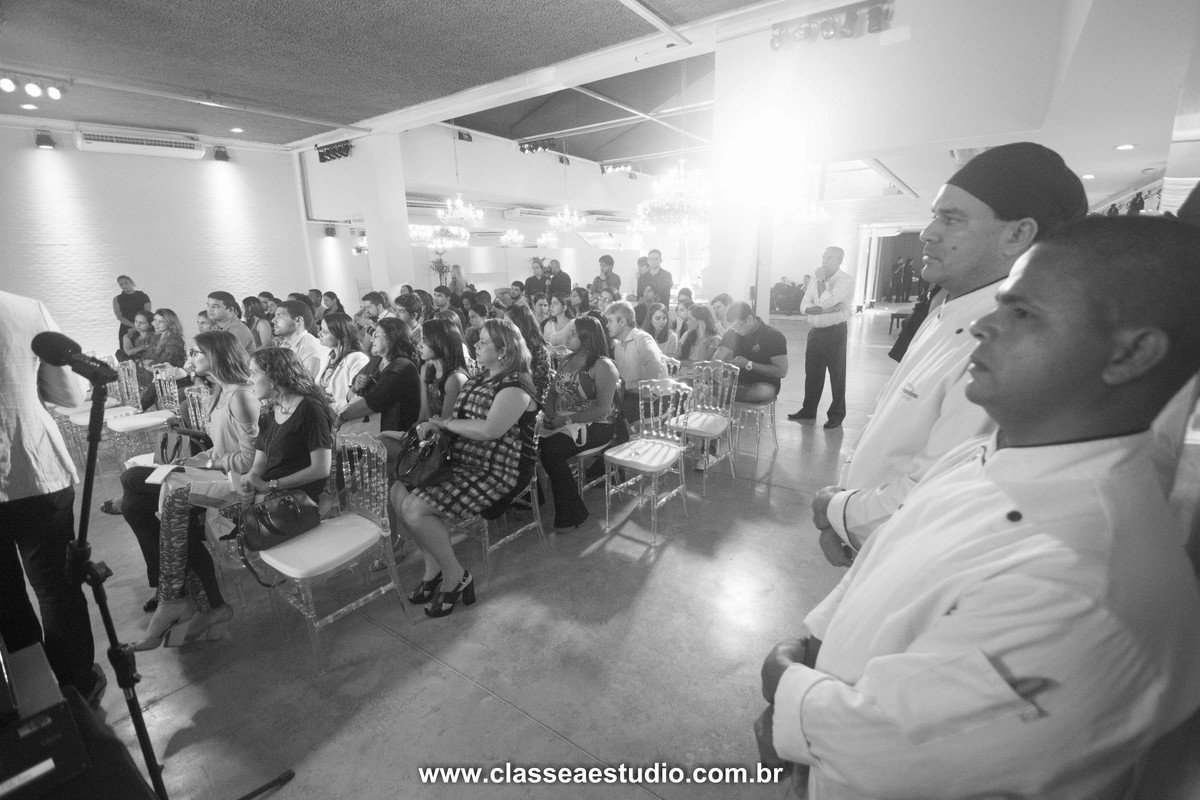 Palestra de casamento no buffet La Salle