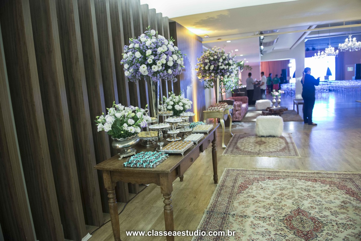 Mesa de doces para casamento