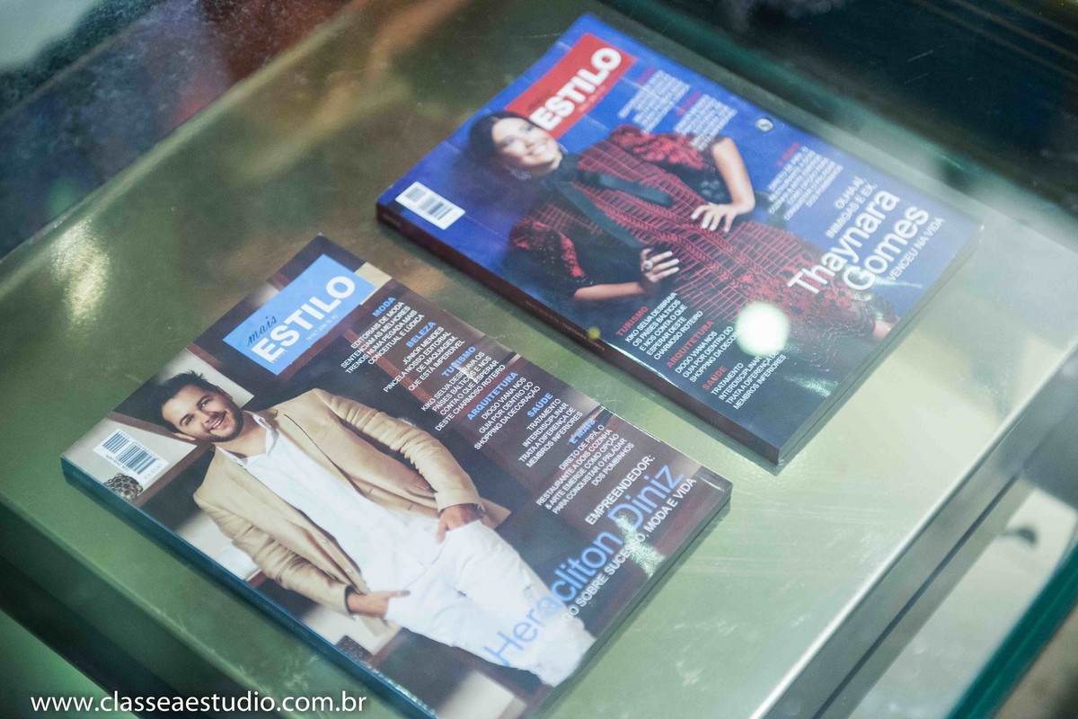 O lançamento da revista Mais Estilo na loja Empório HD