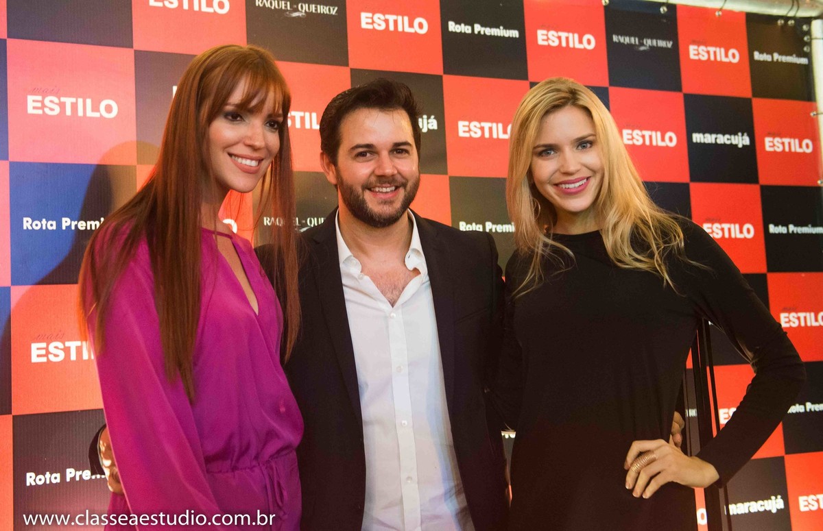 gedai silton e Heracliton Diniz no lançamento da revista mais estilo