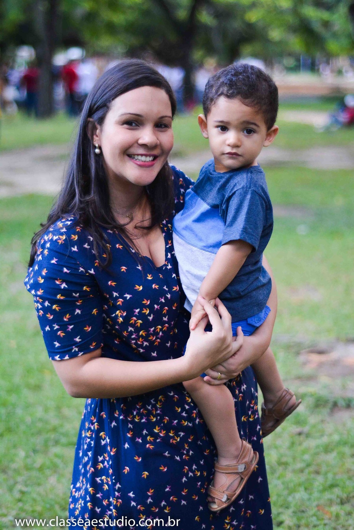 ensaio fotográfico de família no parque