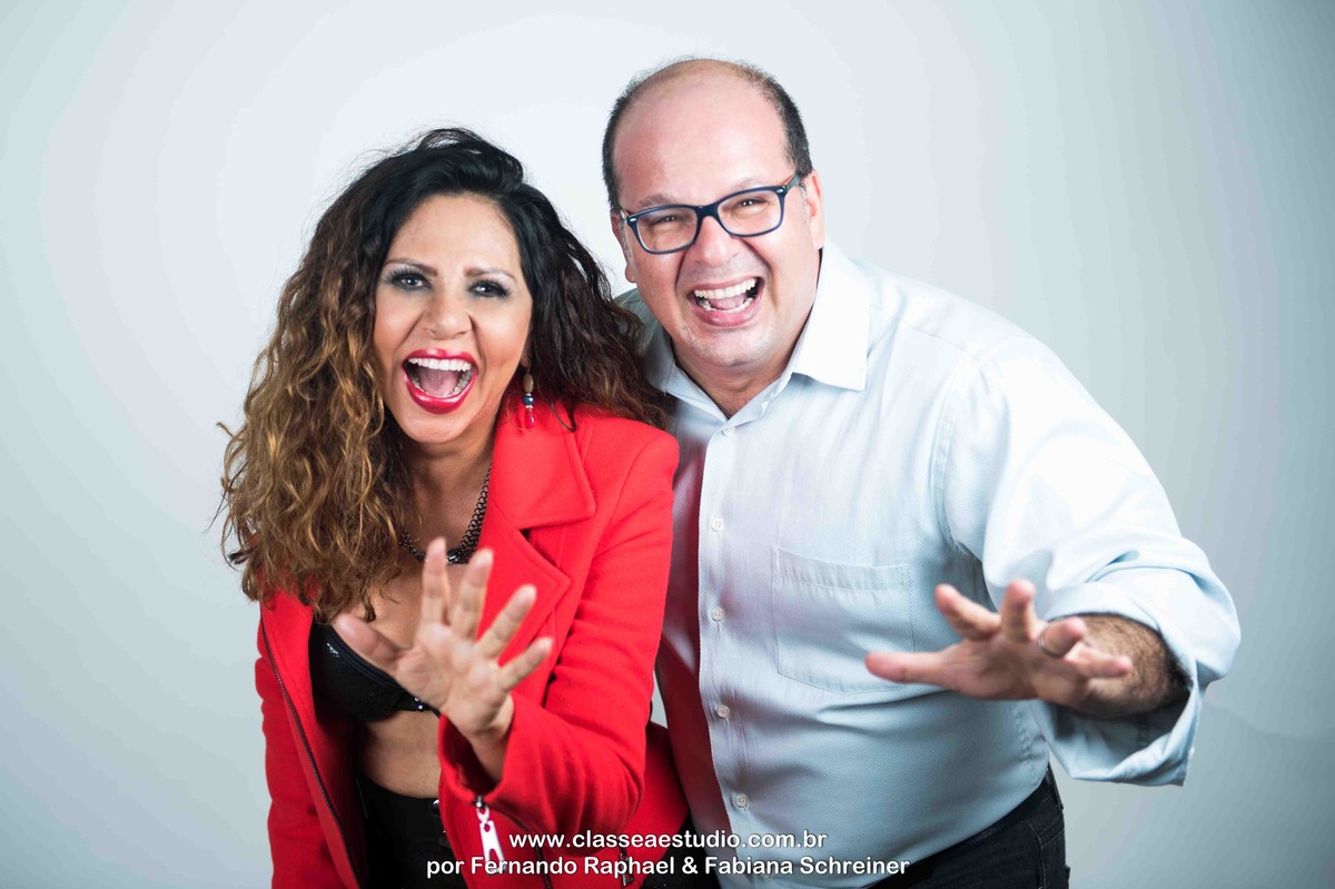 Fernando Raphael e Cristina Amaral