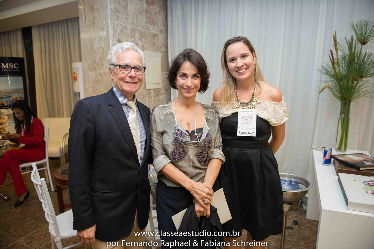 Lounge da cerimonialista Tarciana Moraes com Claudia Matarazzo e Mario Ameni no salão de noivas e festas wedding day