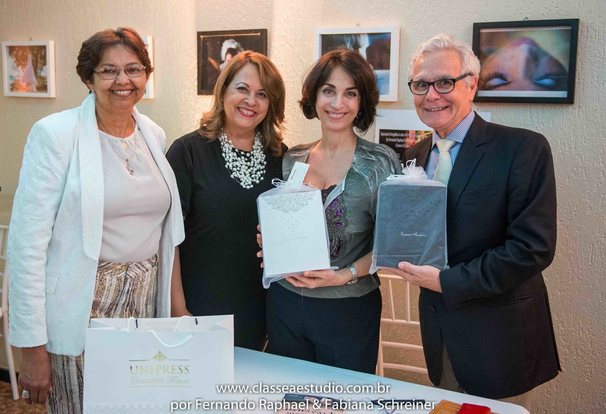 Djanira, Valeria unipress convites finos na sessão de autografos de Claudia Matarazzo e Mario Ameni no salão de noivas e festas wedding day