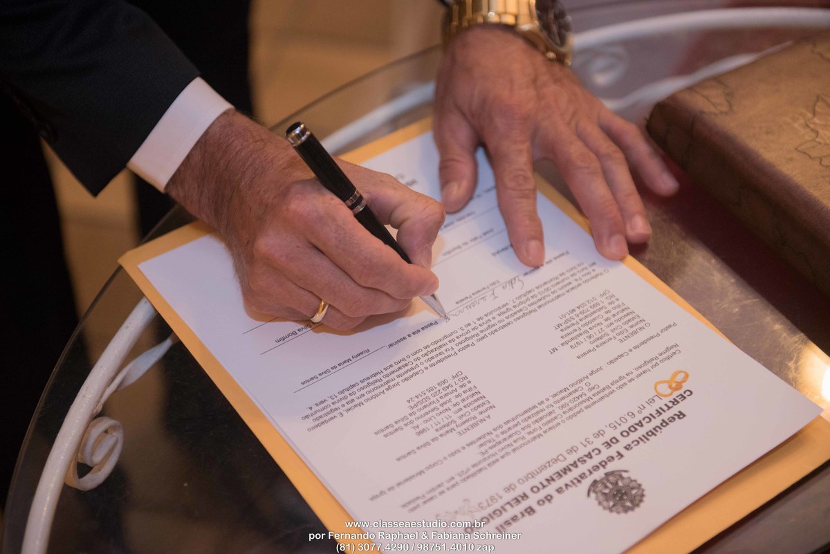 certidão de casamento