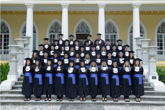 Ensaio fotográfico de formandos externo.