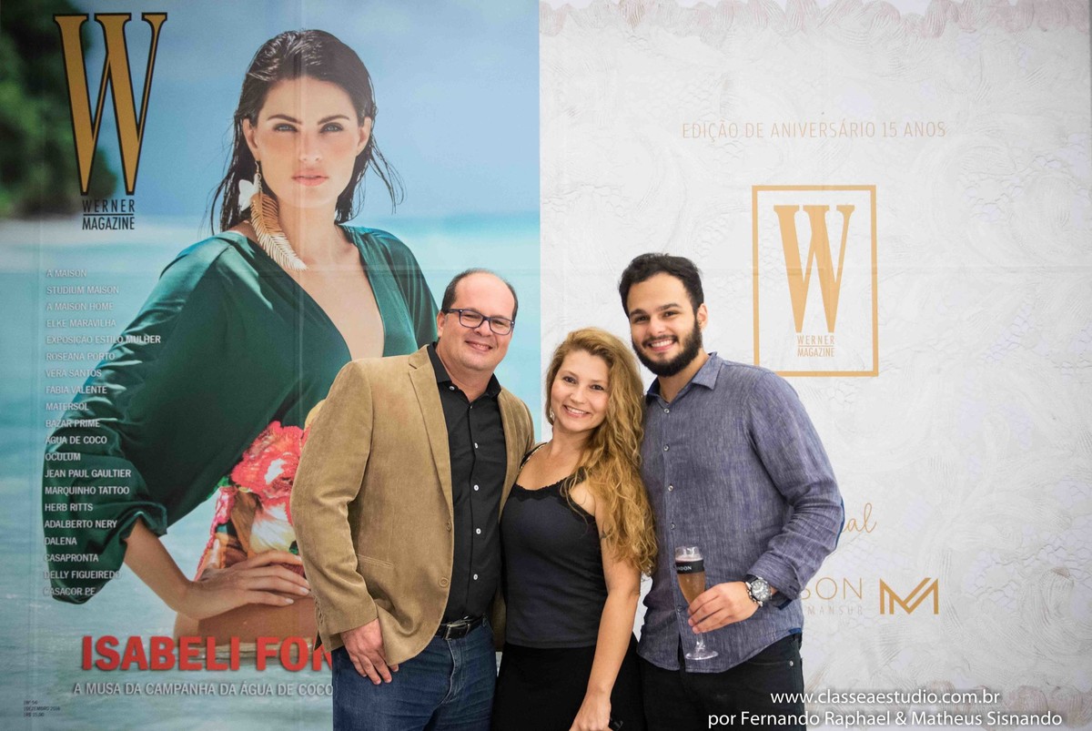 Fernando Raphael, Fabiana Schreiner e Matheus Sisnando