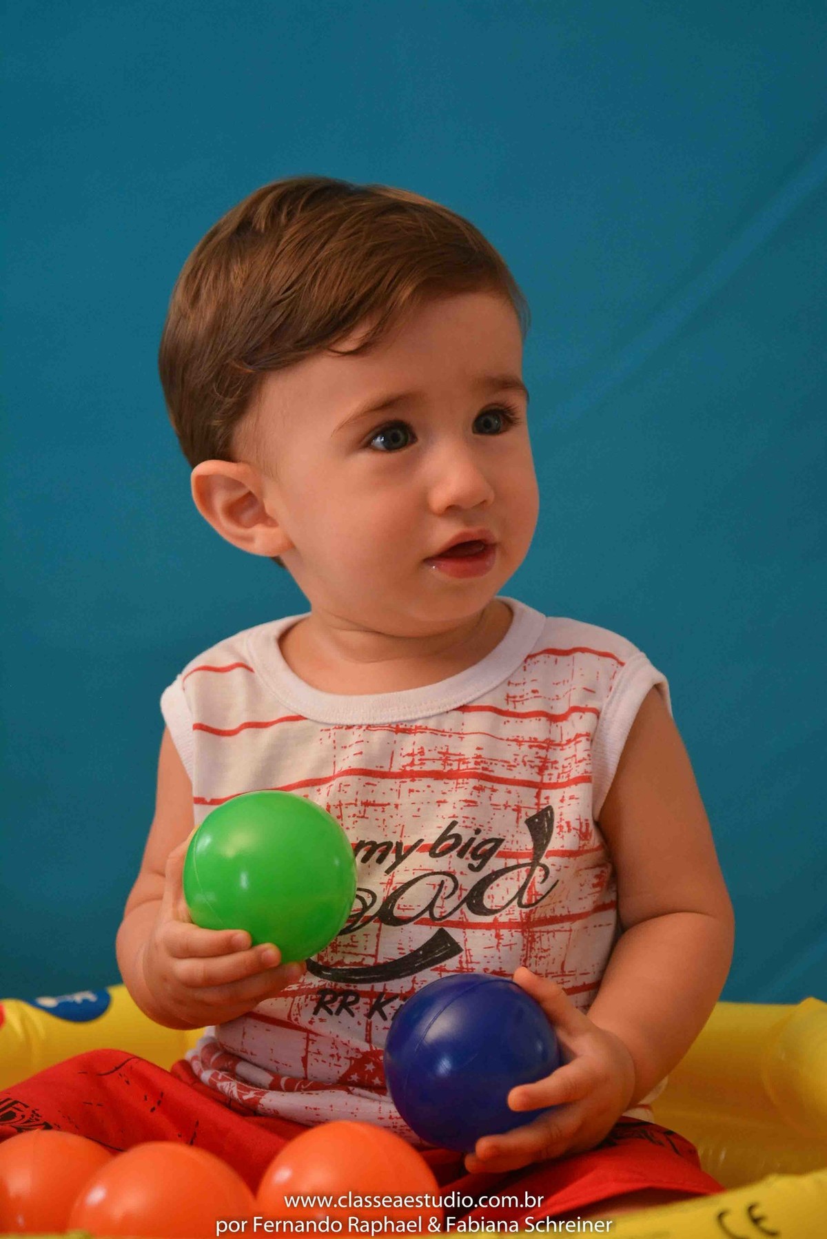 Fotos de bebe em estudio