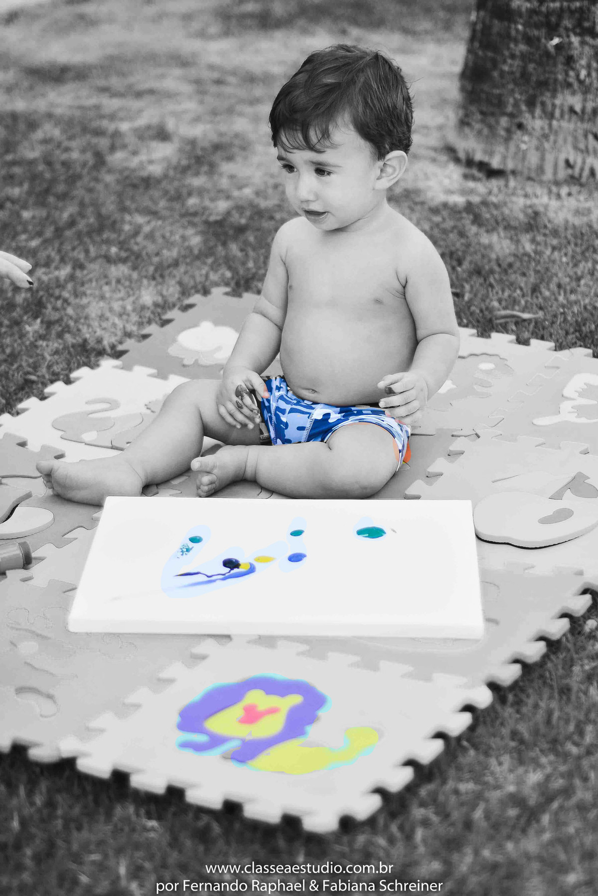 book fotografico de bebê