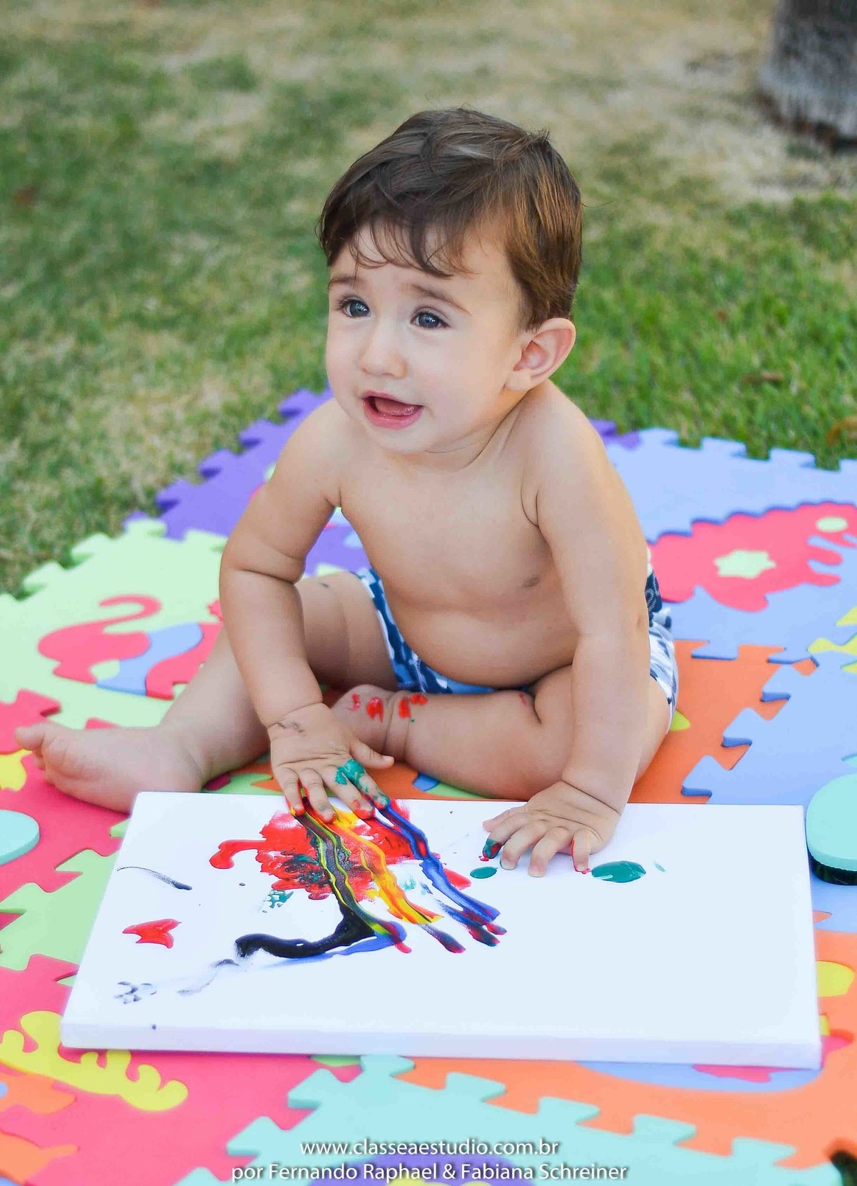 Fotos de bebe em estudio