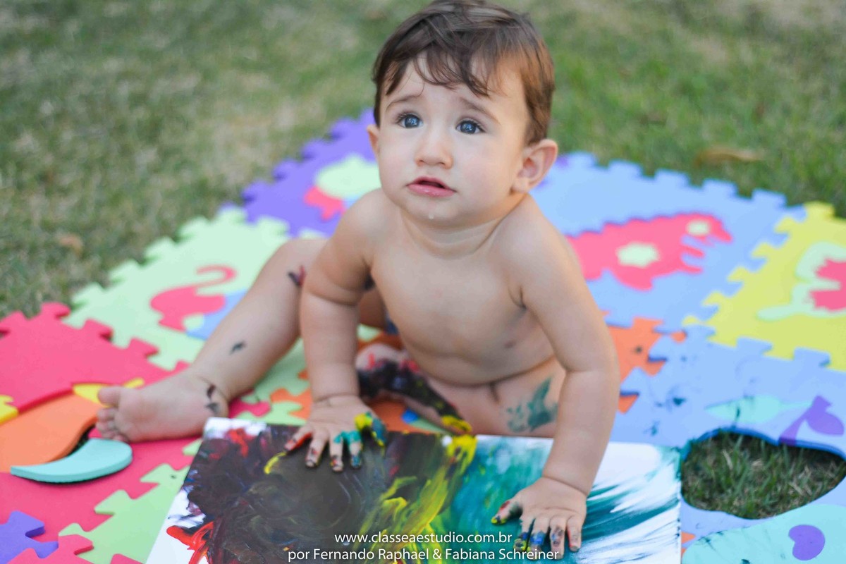 book fotografico de bebê