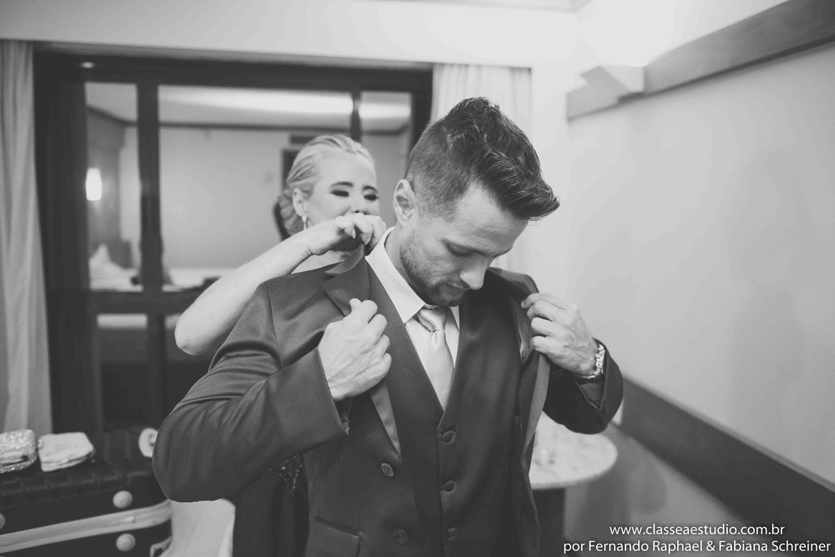 o noivo no making off