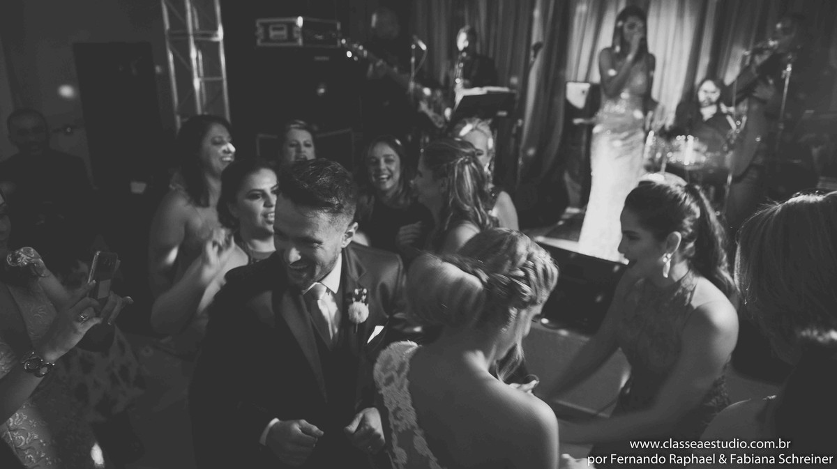 a festa de casamento