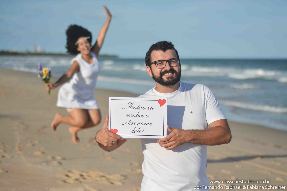 Pré-wedding na praia em Recife