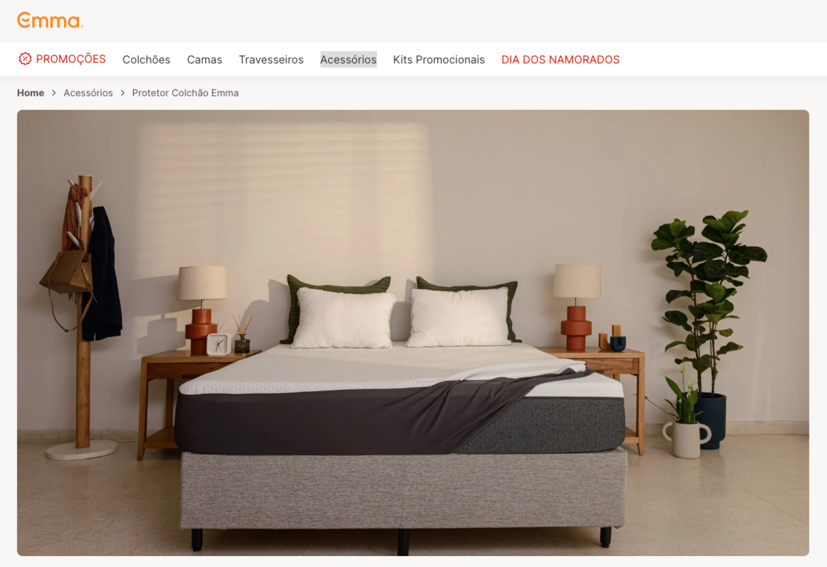 Fotos publicitárias para Emma Colchões