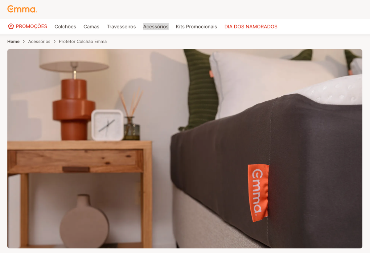Fotos publicitárias para Emma Colchões