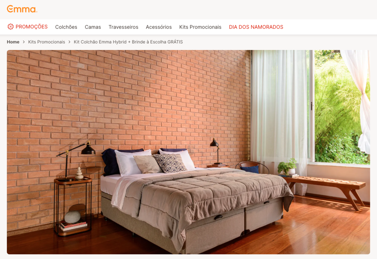 Fotos publicitárias para Emma Colchões