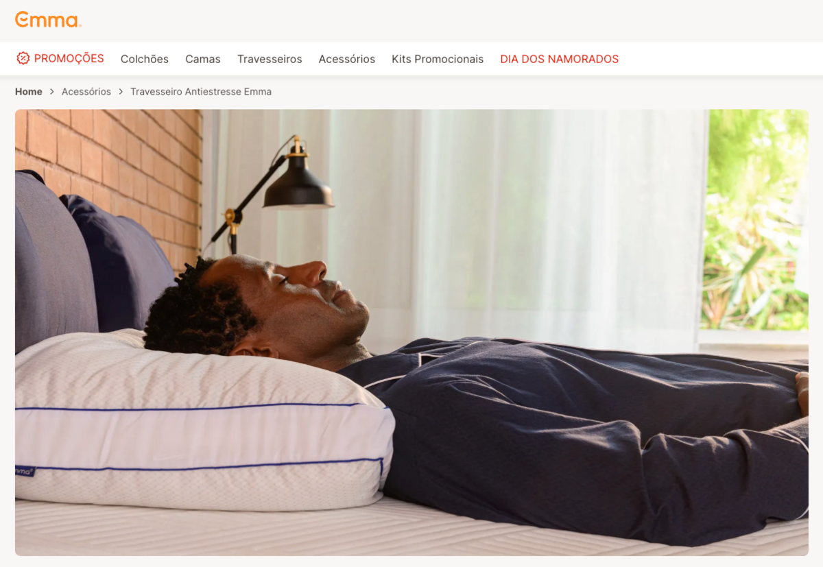 Fotos publicitárias para Emma Colchões