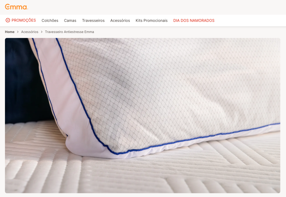 Fotos publicitárias para Emma Colchões