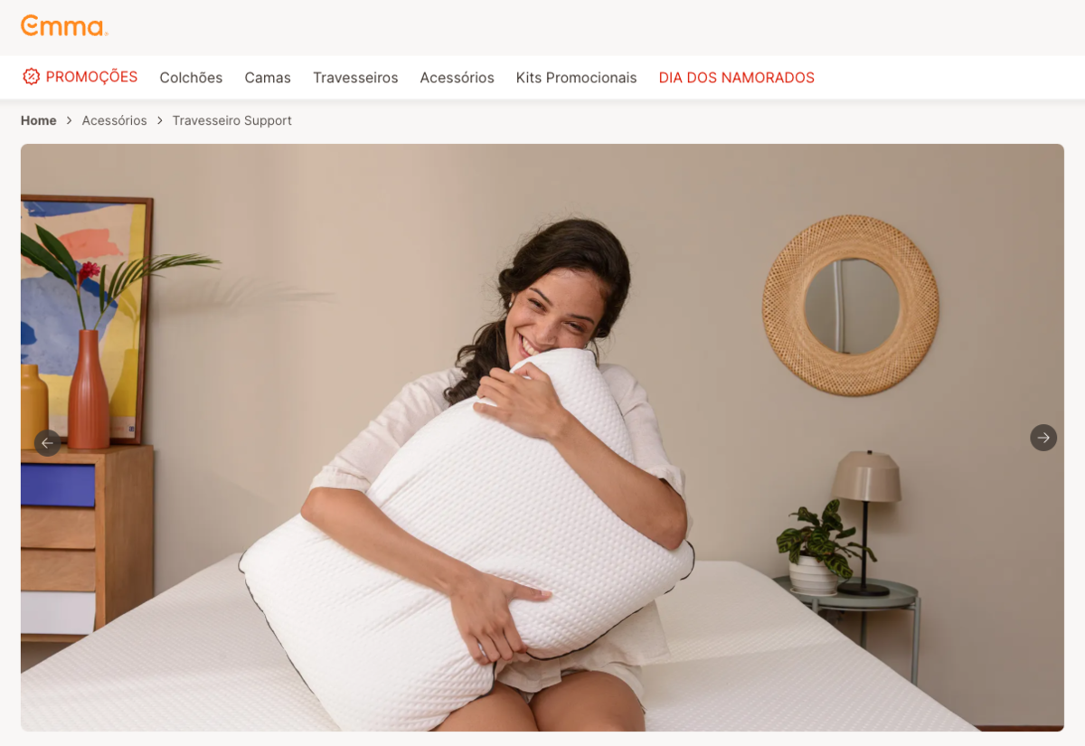 Fotos publicitárias para Emma Colchões