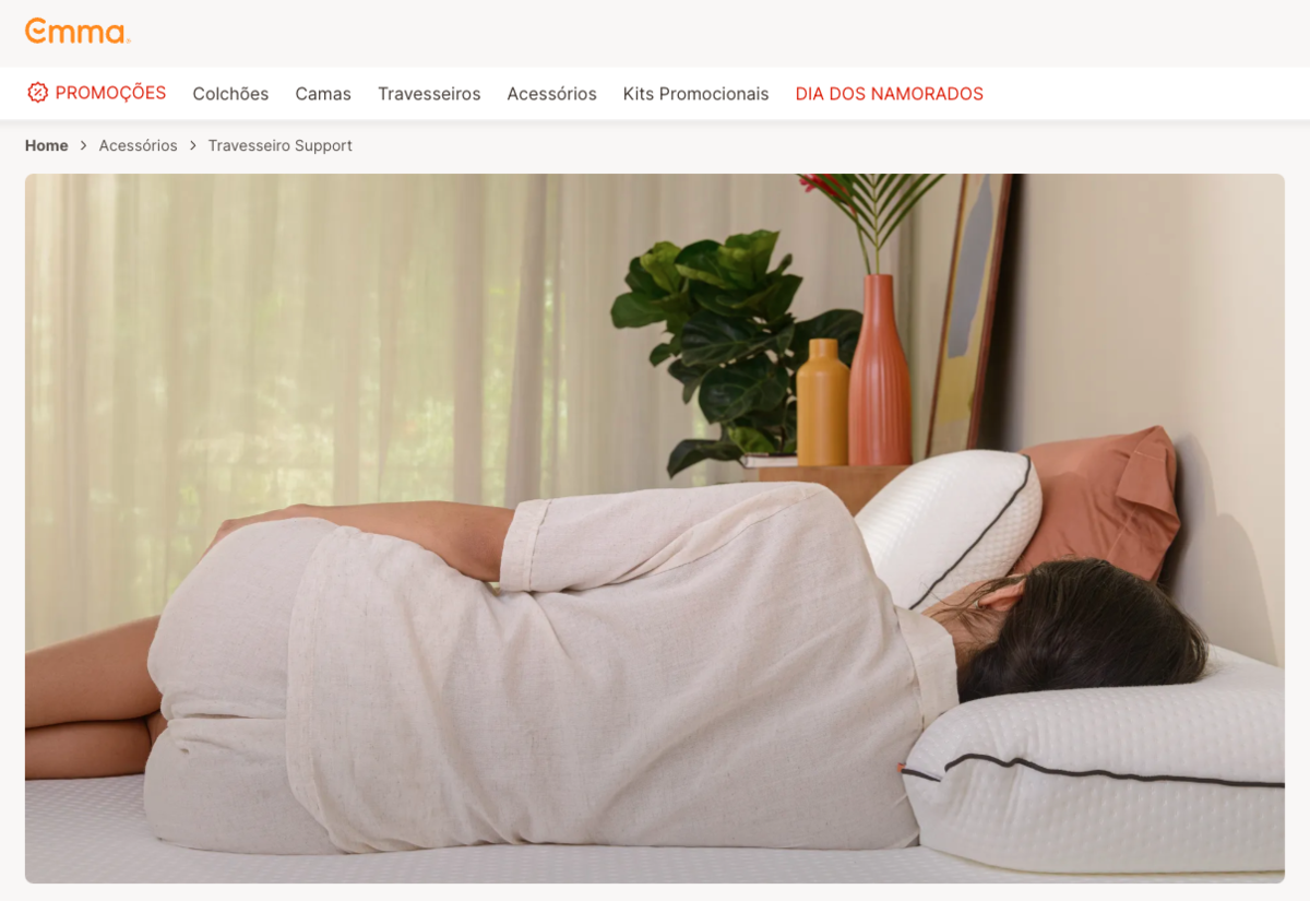 Fotos publicitárias para Emma Colchões