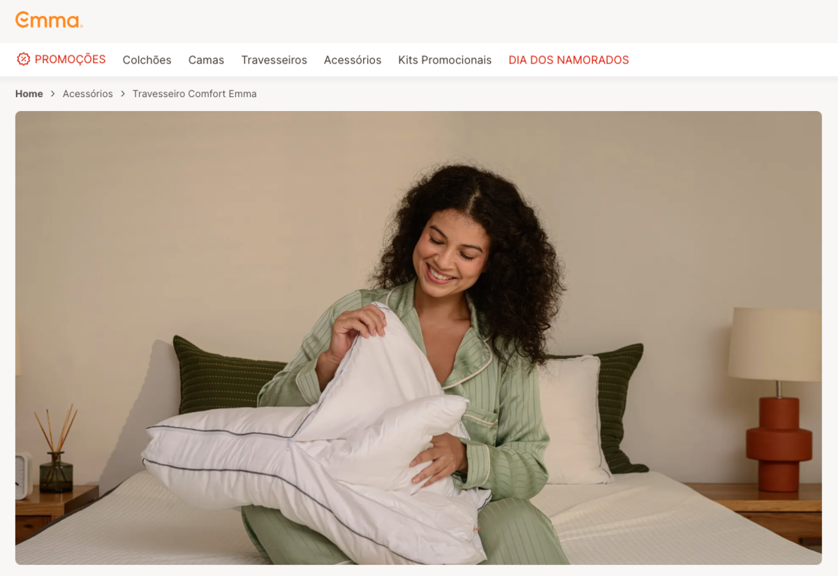 Fotos publicitárias para Emma Colchões