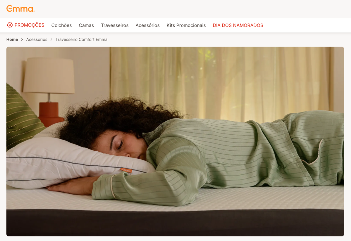 Fotos publicitárias para Emma Colchões