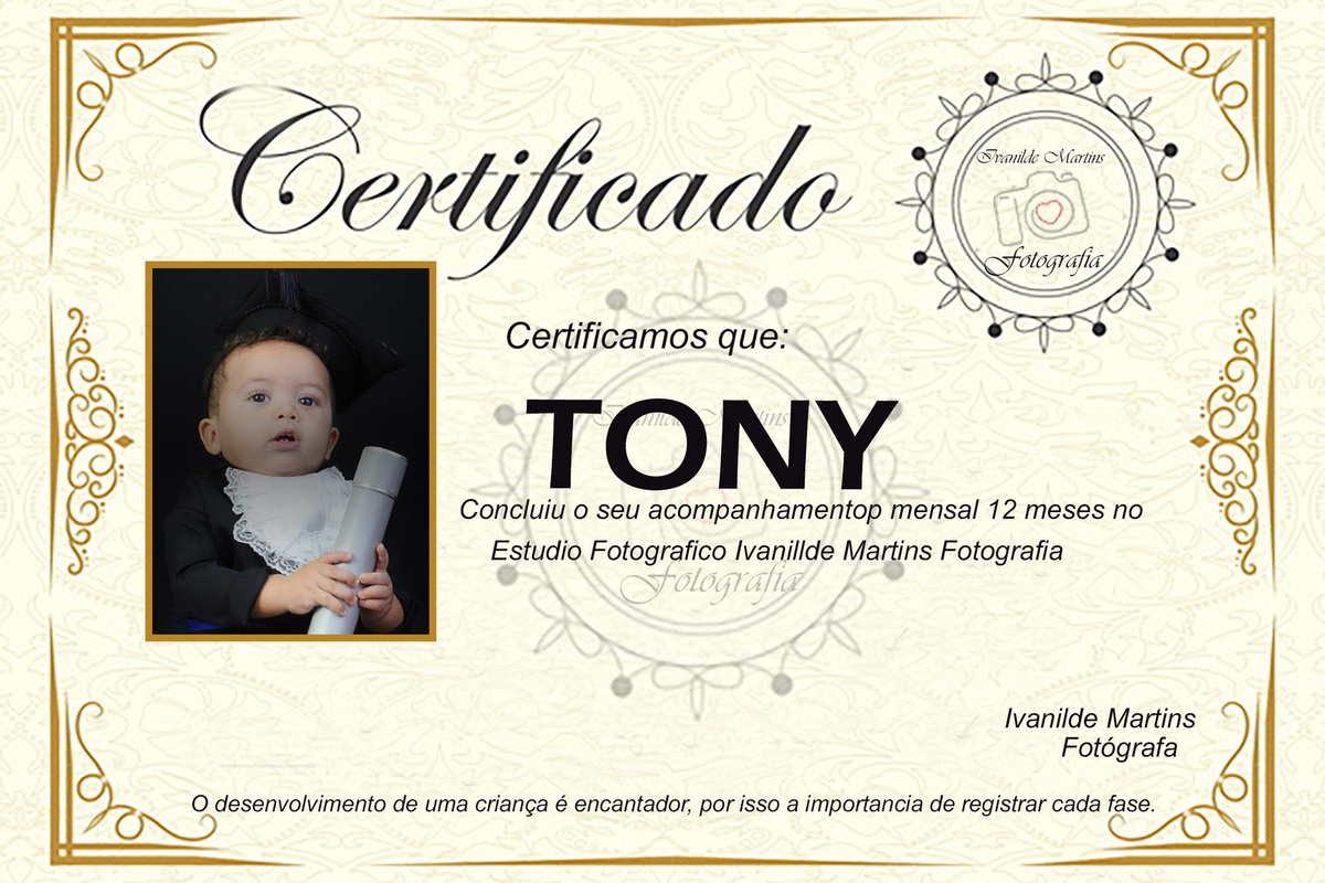 Tony Formatura  1 ano
