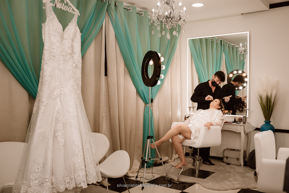 Fotografia de Making of Noiva