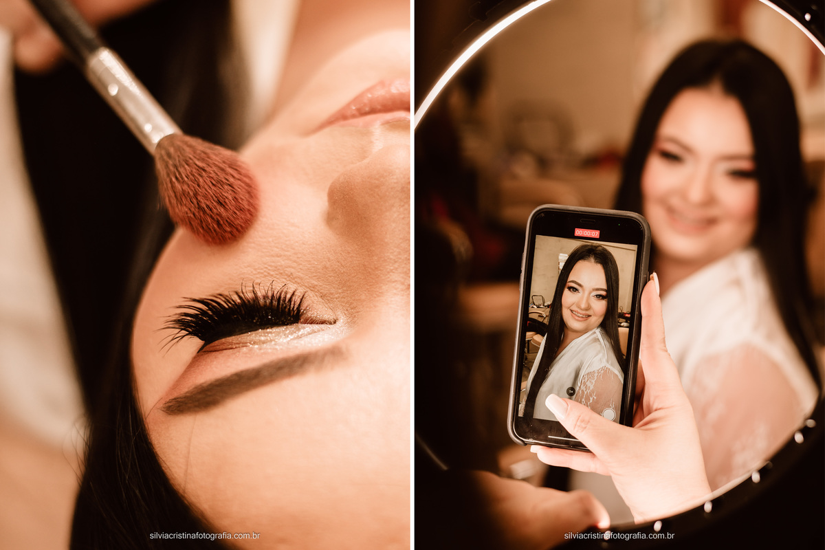 Fotos Making Of noiva