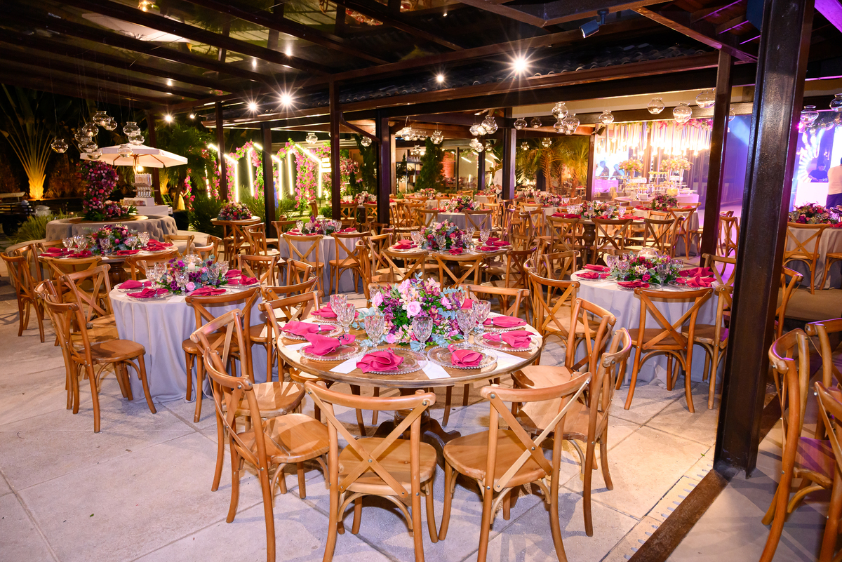 DECORAÇÃO 15 ANOS MS GARDEN