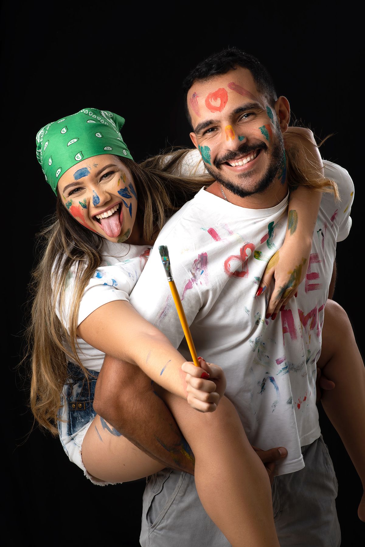 Ensaio casal em estudio