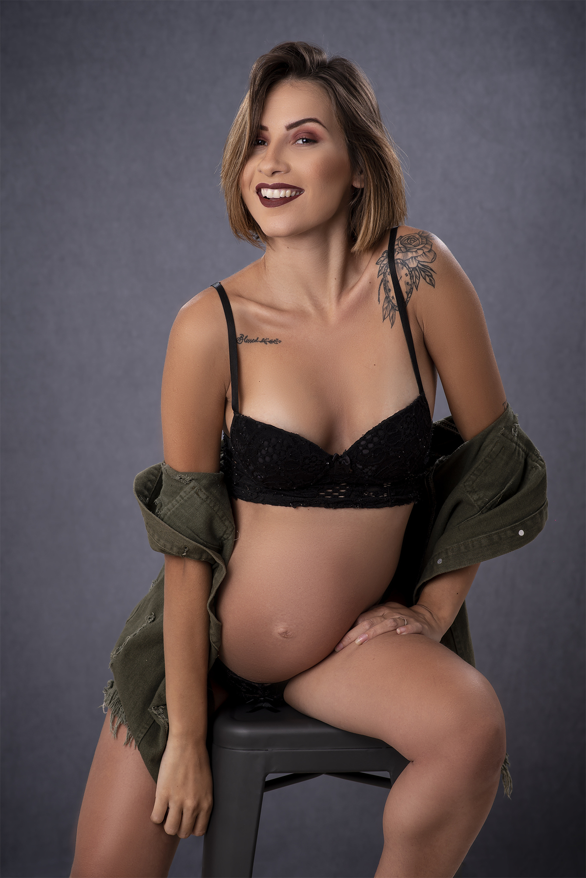 Ensaio Fotográfico Gestante em Estúdio