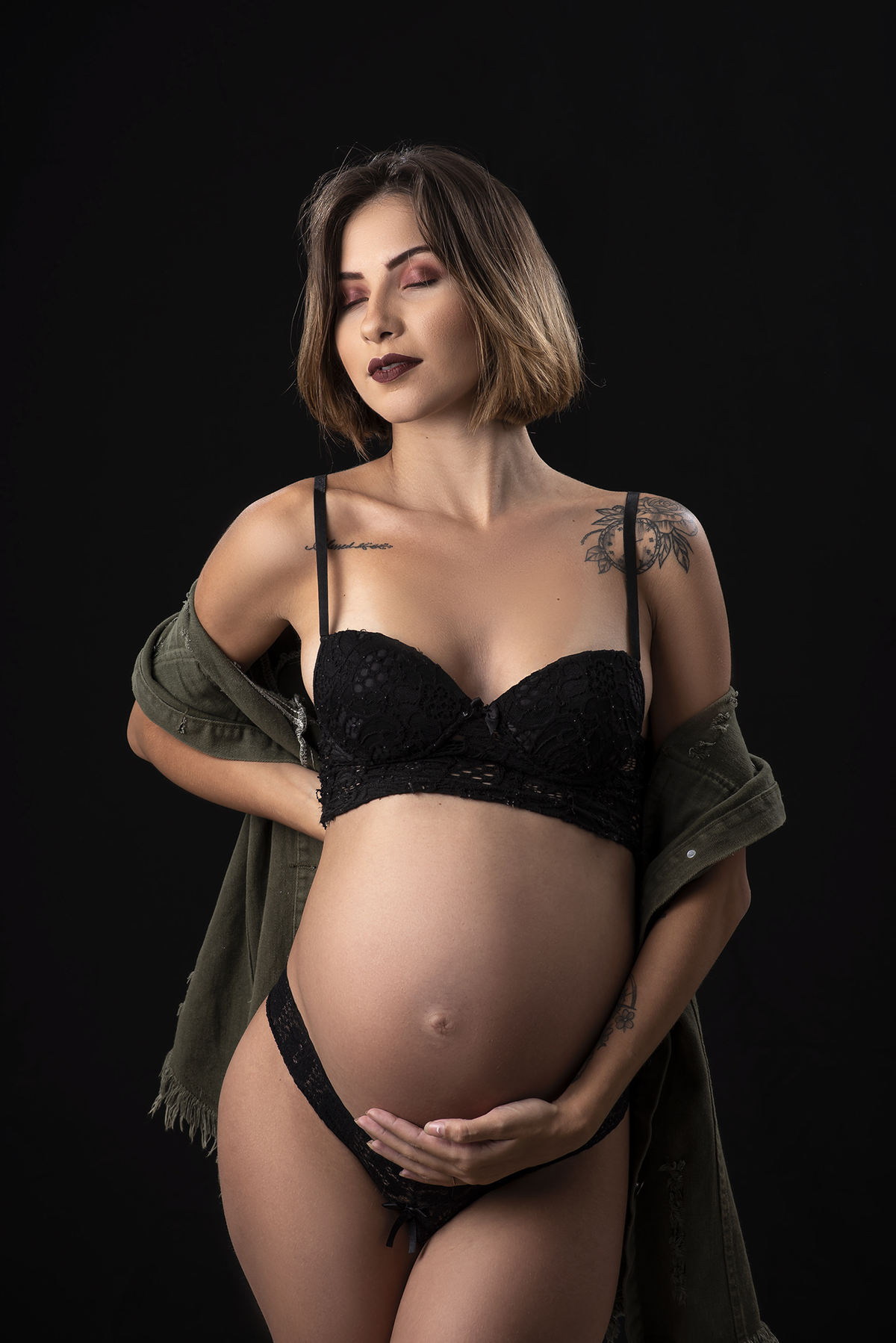 Ensaio Gestante em Estúdio