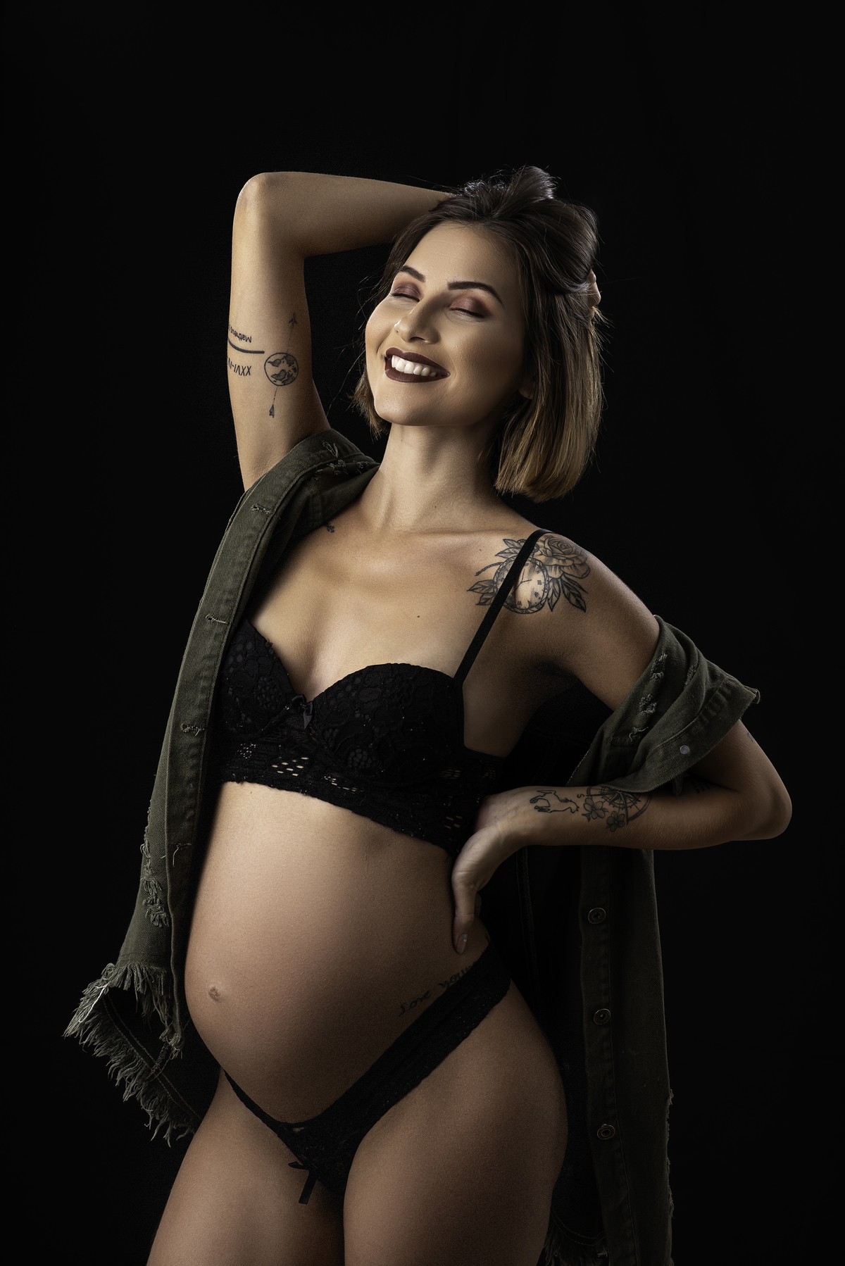 Ensaio Fotográfico Gestante em Estúdio