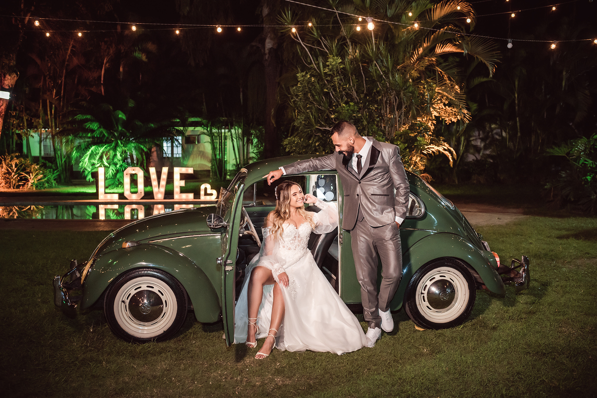 casamento com fusca