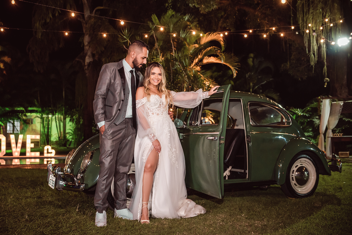 entrada da noiva com fusca