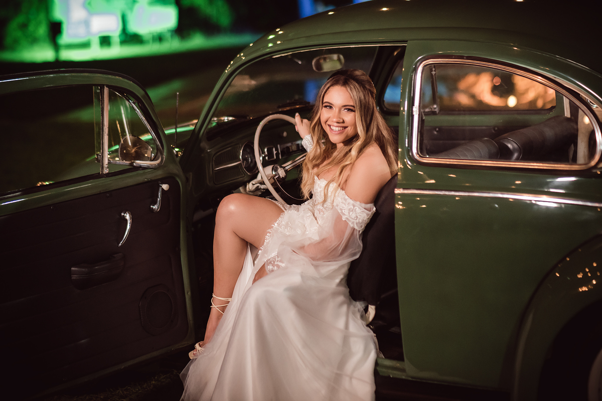 noiva no fusca
