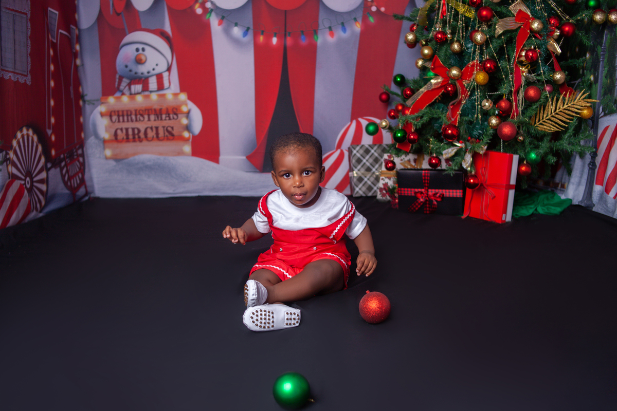 Sessão de fotos do Natal Circense 2022 no Bairro de Campo Grande -RJ 