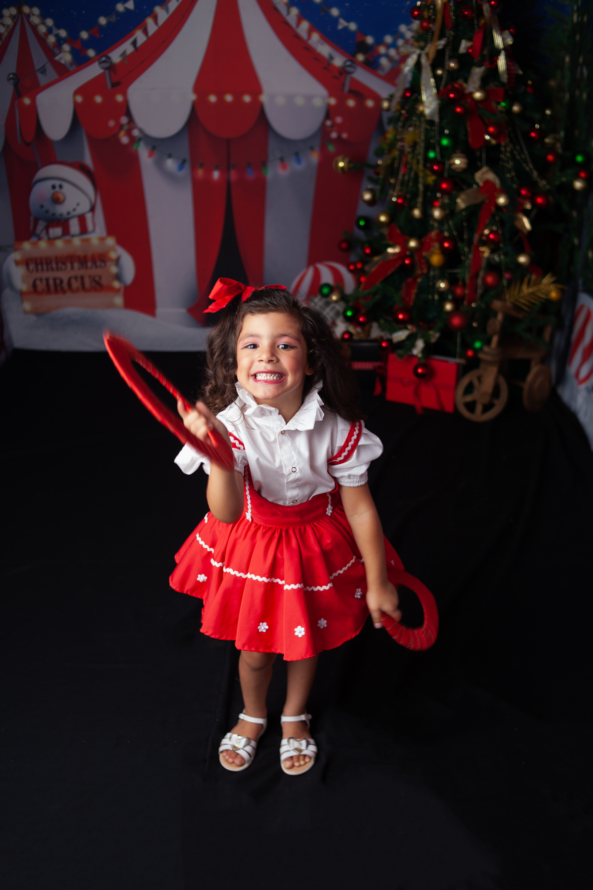Sessão de fotos do Natal Circense 2022 no Bairro de Campo Grande -RJ 
