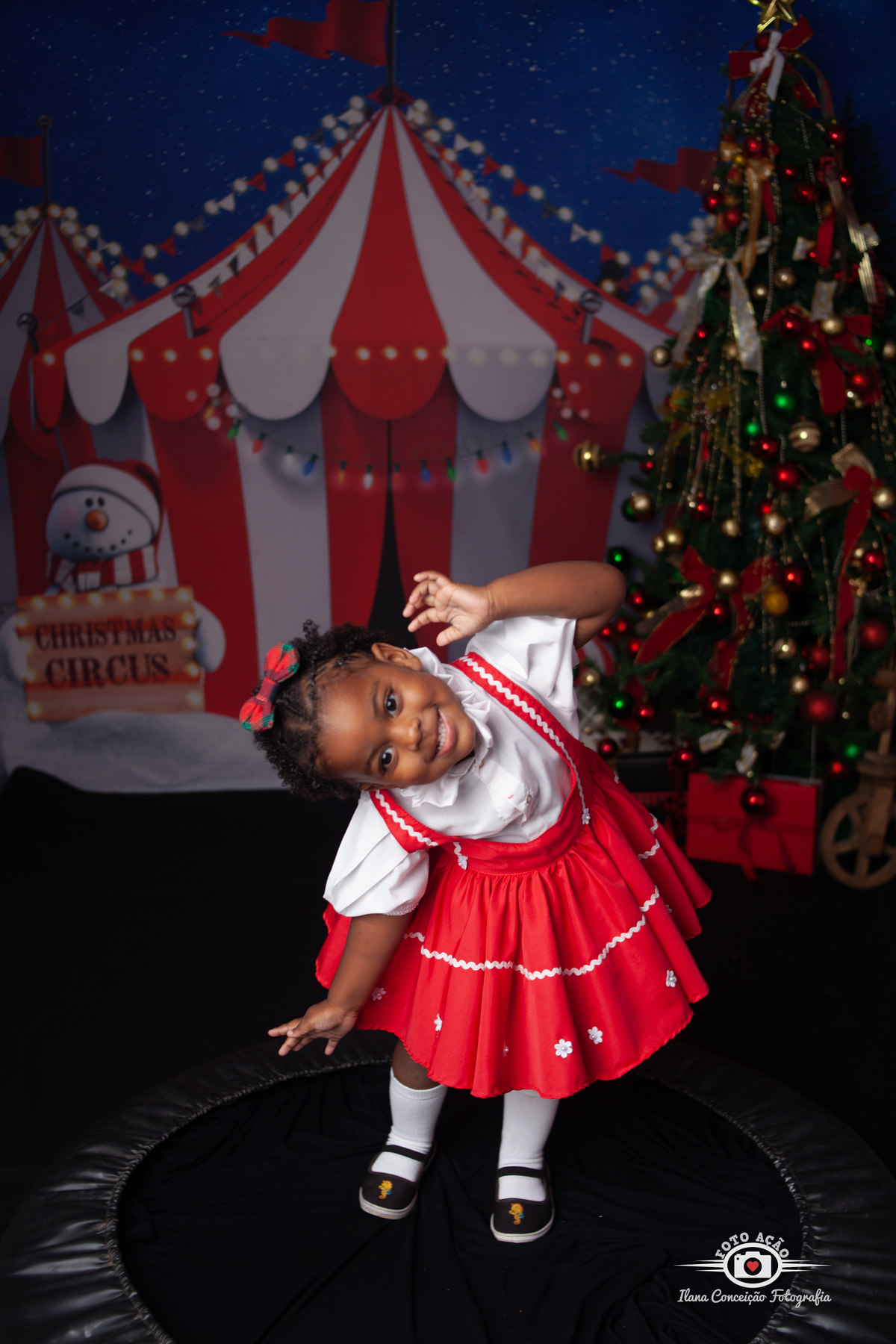 Sessão de fotos do Natal Circense 2022 no Bairro de Campo Grande -RJ 
