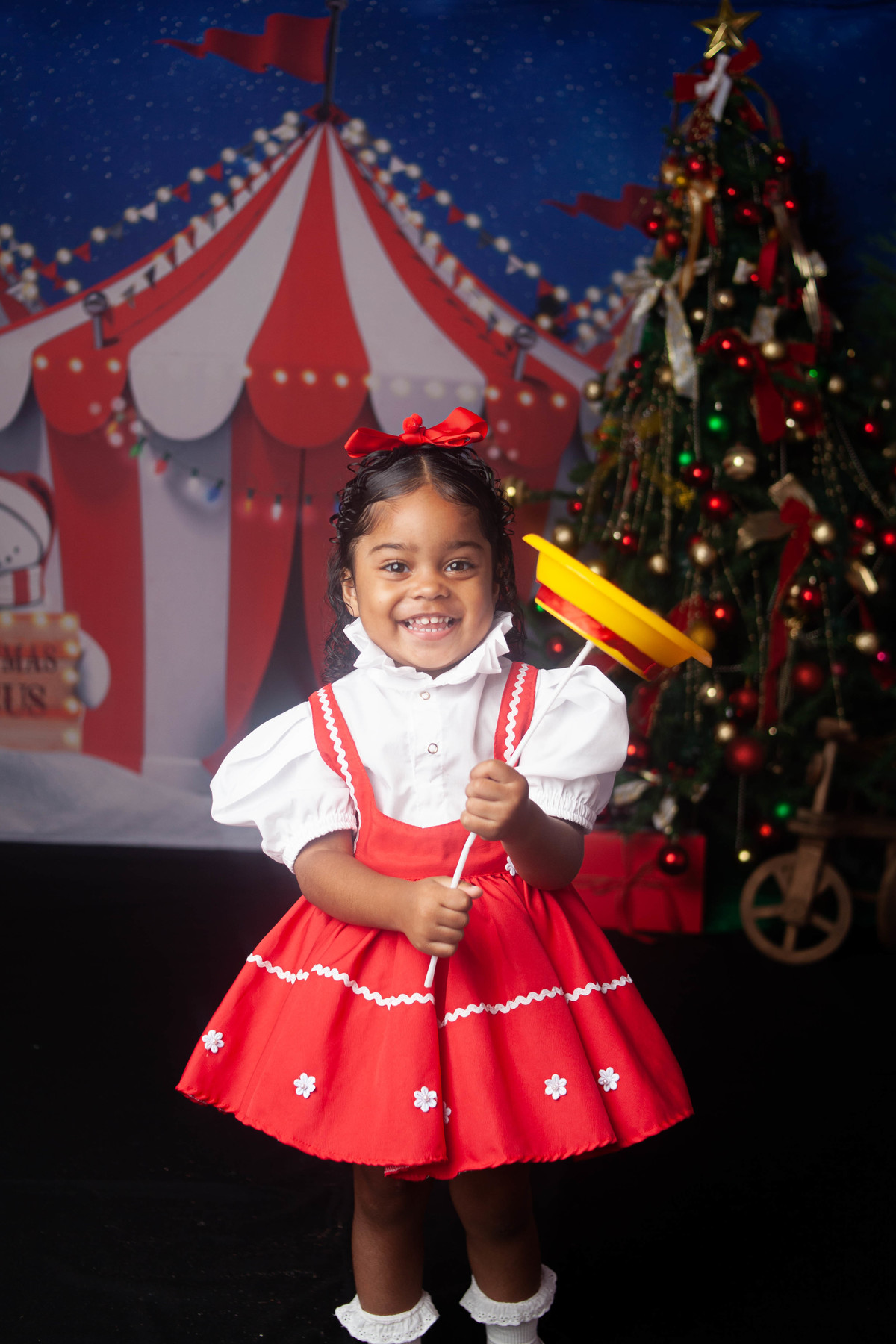 Sessão de fotos do Natal Circense 2022 no Bairro de Campo Grande -RJ 