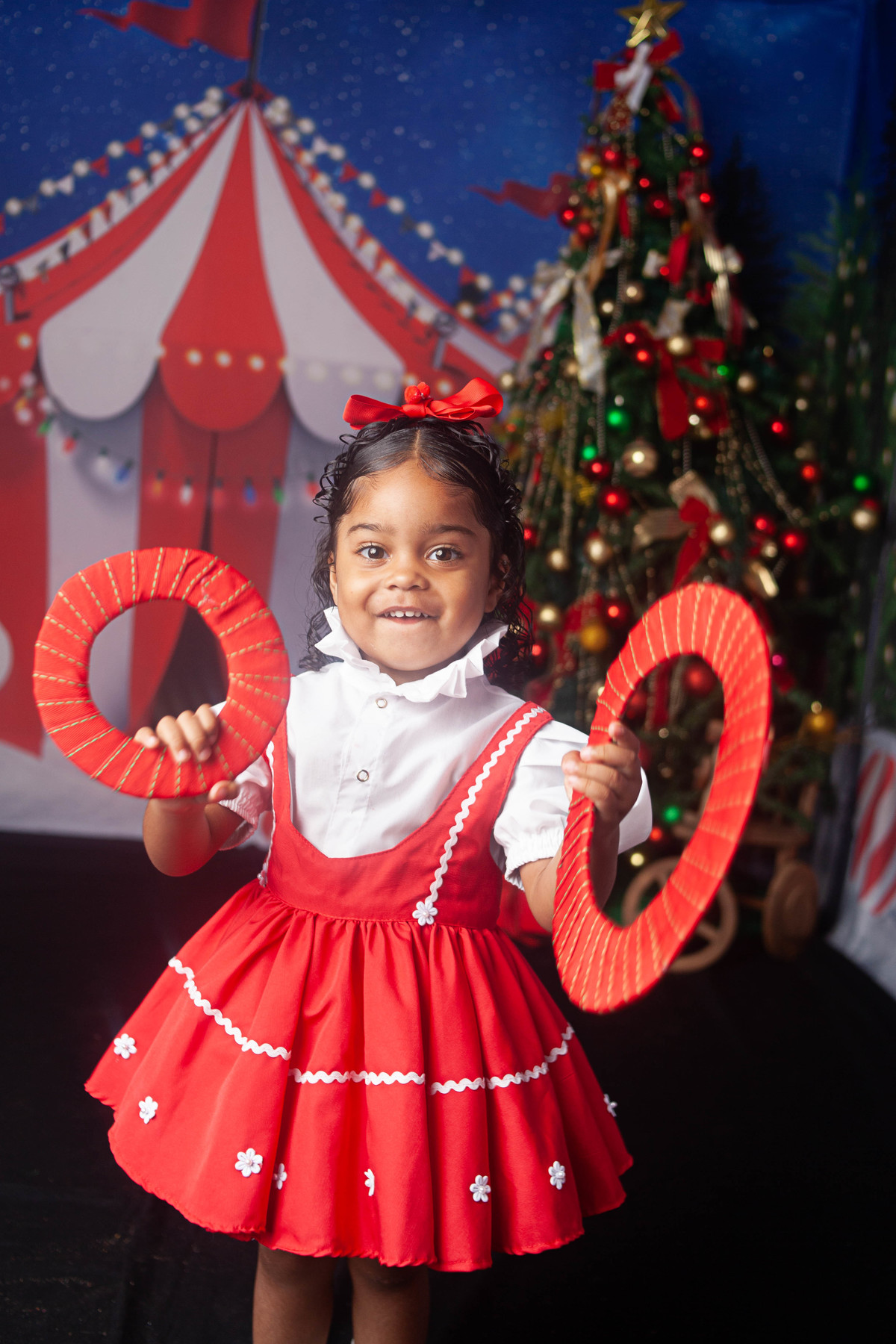 Sessão de fotos do Natal Circense 2022 no Bairro de Campo Grande -RJ 