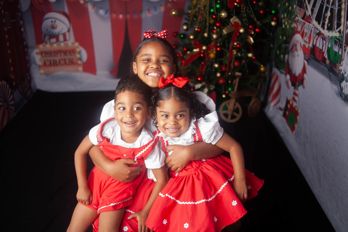 Sessão de fotos do Natal Circense 2022 no Bairro de Campo Grande -RJ 