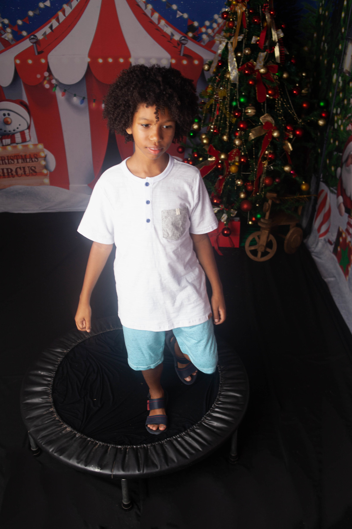 Sessão de fotos do Natal Circense 2022 no Bairro de Campo Grande -RJ 